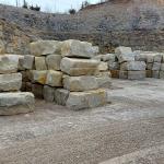 Armour Stone in a quarry.