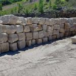 Armour Stone in a quarry.